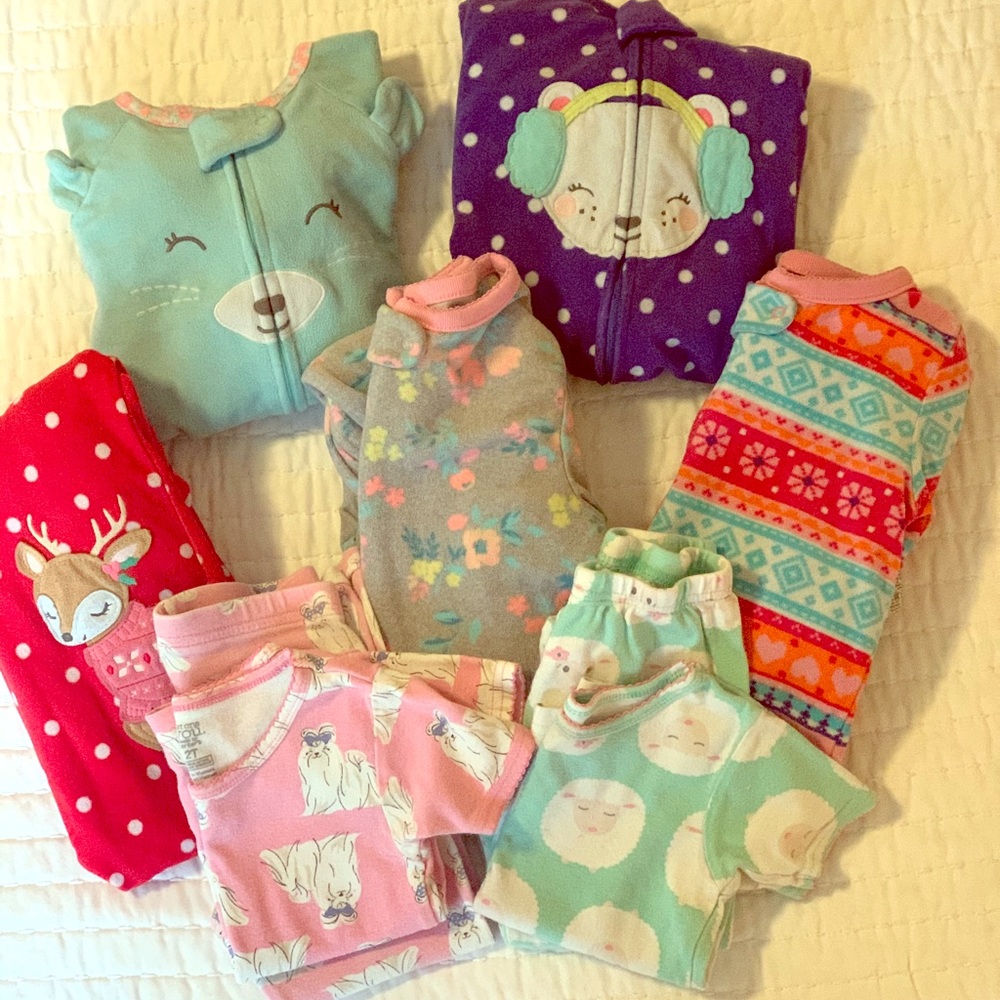 7 bundle jammies 24-2t